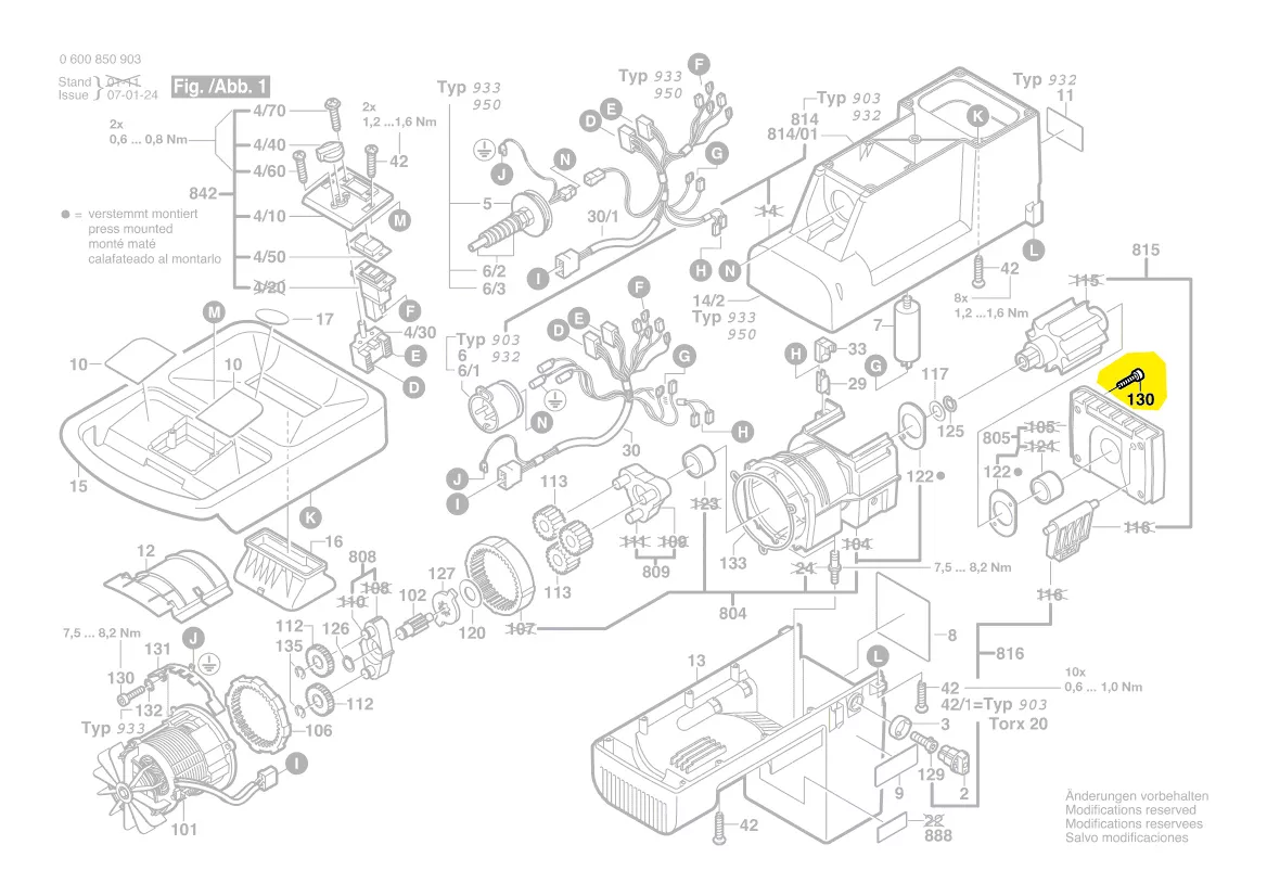 Vis autotaraudeuse réf. 1 603 414 010 BOSCH